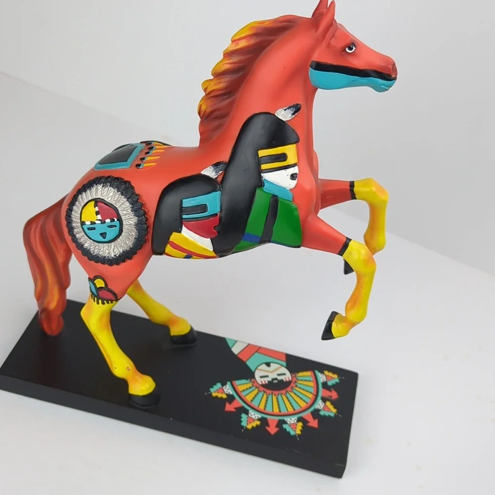 Trail of Painted Ponies Horse Figurine Native Indian Hopi Maidens
